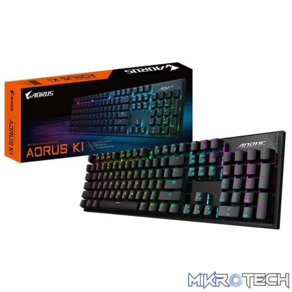 Gigabyte Aorus K1 RGB Vengeance Performance FPS mechanical Aluminum Gaming Keyboard - Image 3